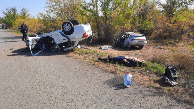 4 человека погибли в ДТП в Западно-Казахстанской области