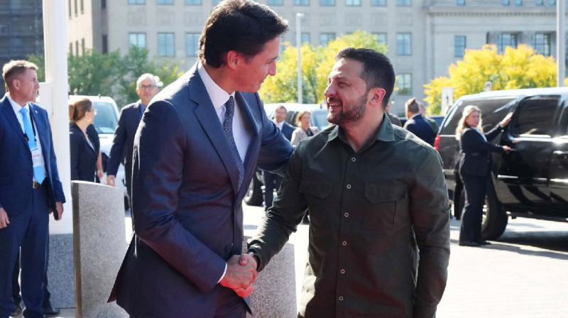 Владимир Зеленский Оттавада Джастин Трюдомен кездесті — $482 млн