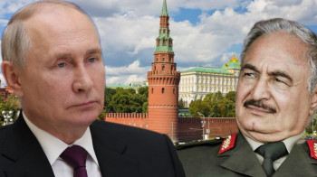 Путин встретился с ливийским фельдмаршалом