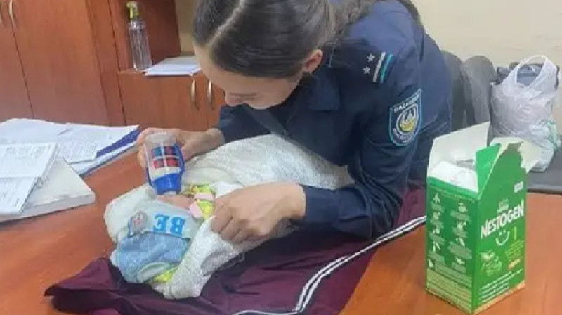 Базар аумағынан жаңа туған шақалақ табылды