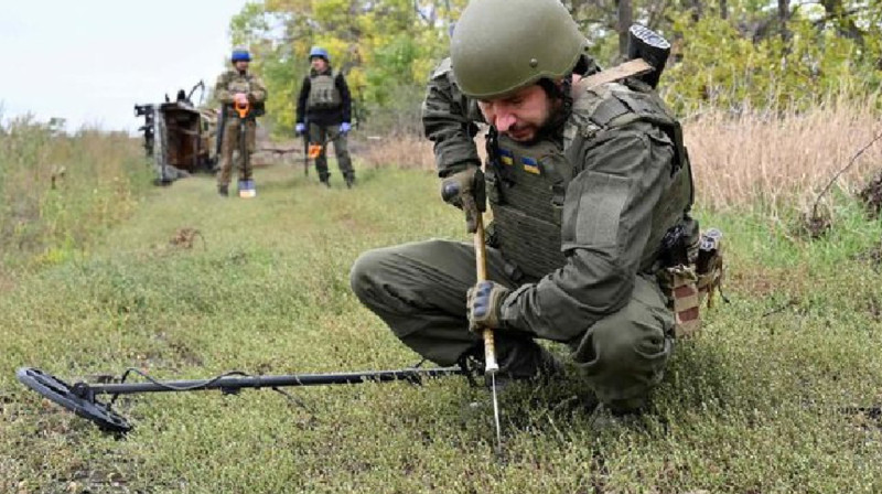 Украинада 10 мың гектарға жуық ауылшаруашылығы алқабы минадан тазартылды