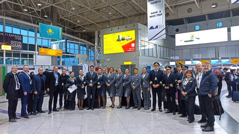 Эвакуационный рейс вылетел из Алматы в Тель-Авив