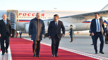 Путин прибыл в Кыргызстан