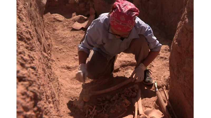 Расчлененное захороненное тело эпохи Кангюй нашли археологи на юге Казахстана