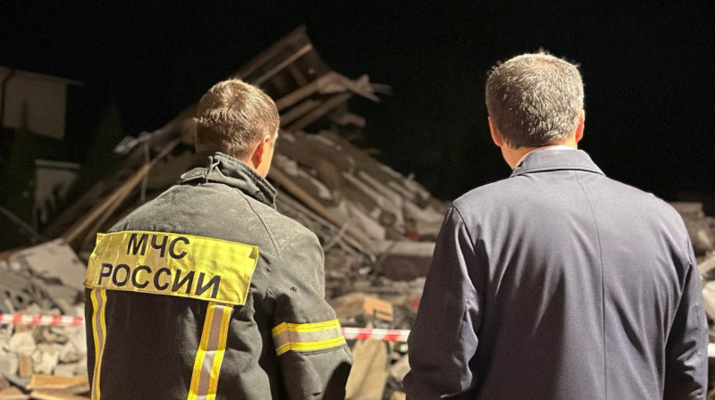 В Белгороде обломки беспилотника рухнули на частные дома, есть погибшие