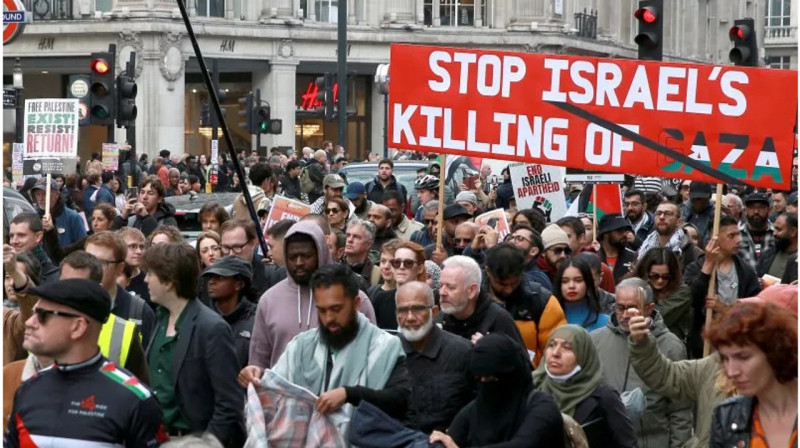 Массовая акция протеста в поддержку Палестины прошла в Лондоне