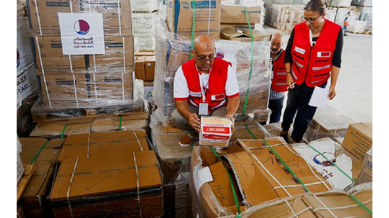 В Газу прибыл гуманитарный груз