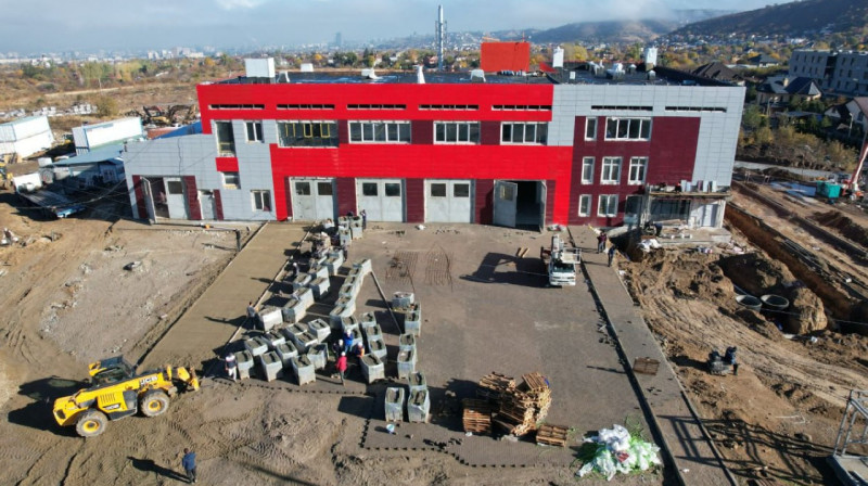 В Алматы открыли новое пожарное депо