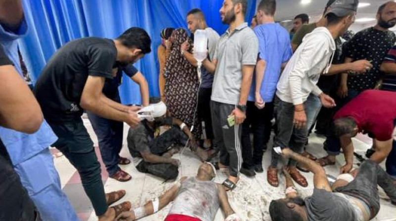 55 тысяч человек спасаются от бомбежек ЦАХАЛ в больнице Аль-Шифа в Секторе Газа - ВВС