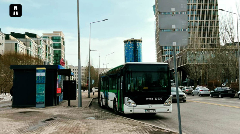 Новый автобусный маршрут запустили в Астане