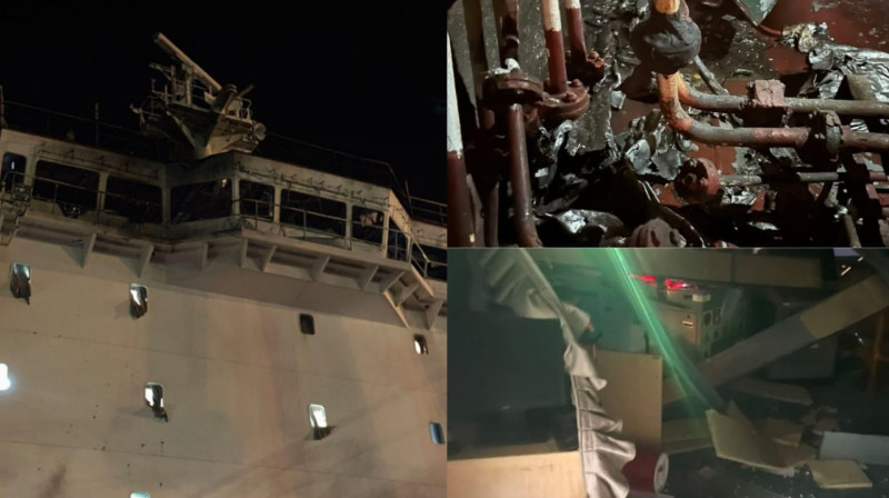 Россия атаковала гражданское судно в украинском порту – ВСУ