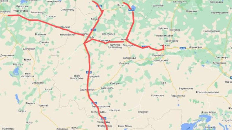 8 участков республиканских дорог закрыли из-за ухудшения погоды в Казахстане