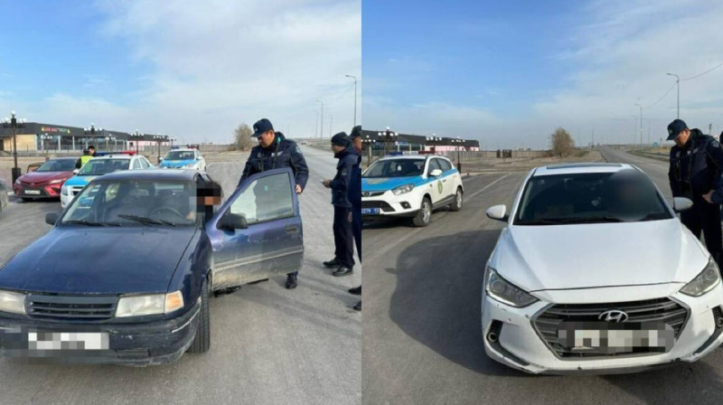 В Туркестанской области более 300 авто водворили на штрафстоянку за долги
