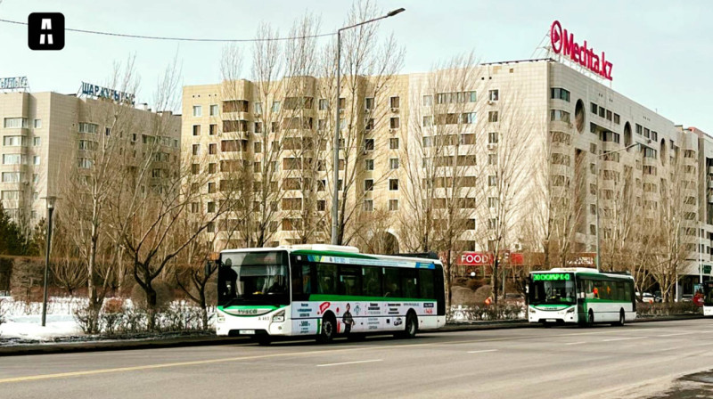 Маршруты пригородных автобусов приостановили из-за непогоды в Астане