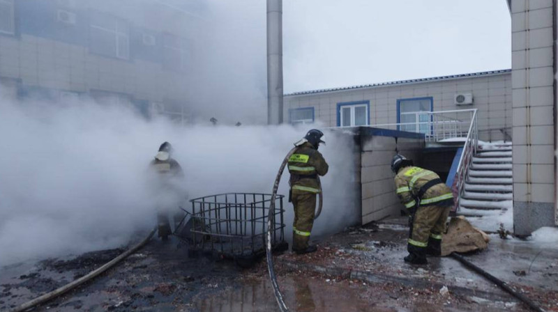 Более 110 пожаров за первые сутки нового года произошли в Казахстане
