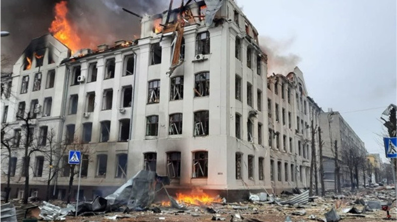 После обстрела Харькова погиб человек. ВИДЕО