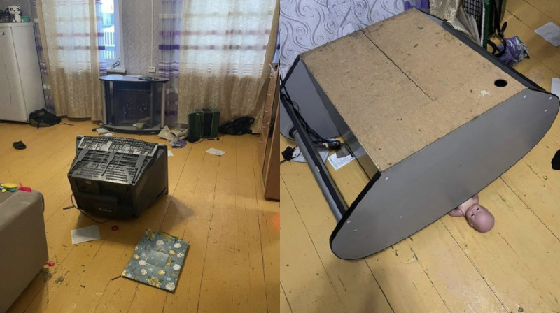 В Красноярском крае телевизор убил двухлетнюю девочку
