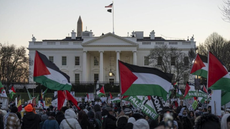 В Вашингтоне прошли акции в поддержку Палестины
