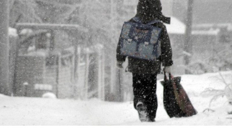 Школьников перевели на дистанционку из-за 40-градусных морозов в ВКО