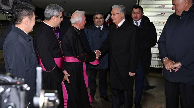 Токаев прибыл с официальным визитом в Италию