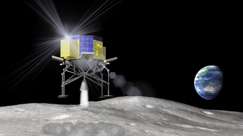 Первый японский модуль высадился на луну