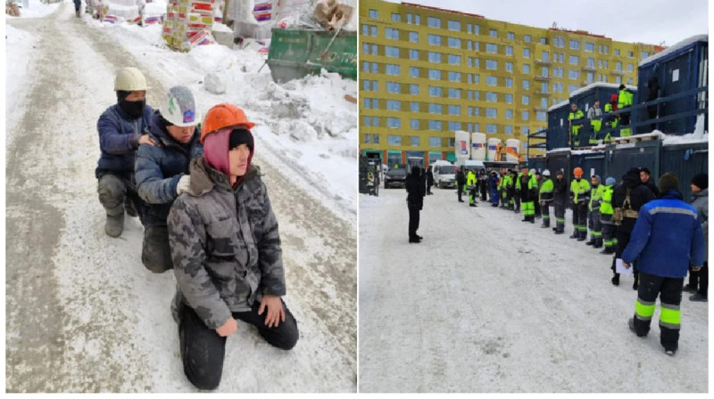 МИД Кыргызстана отреагировало на видео унижения мигрантов в России