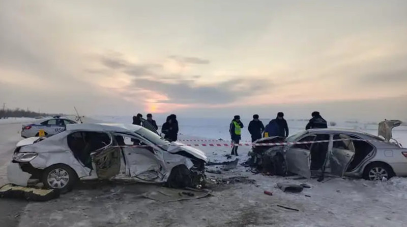 Два человека погибли в аварии под Петропавловском