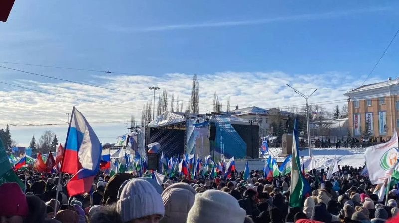 Бюджетников насильно сгоняют на митинг в поддержку главы Башкортостана. ВИДЕО