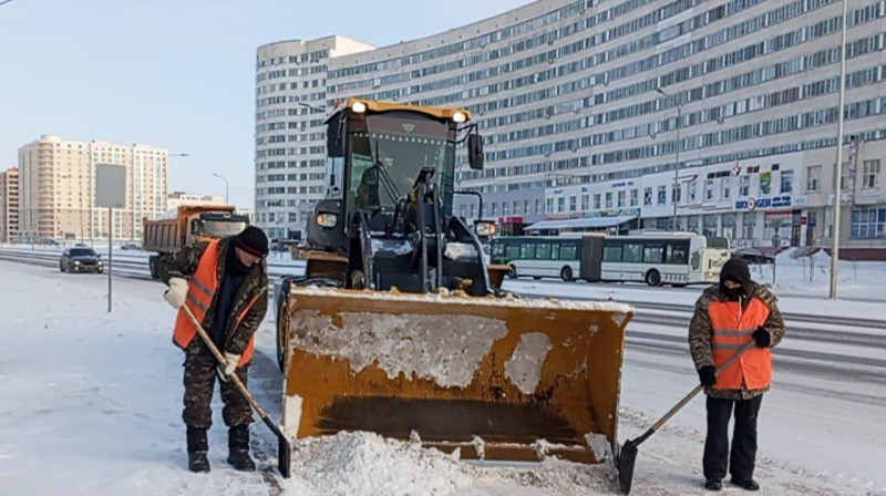 Из столицы Казахстана вывезли более 12,6 тонн снега