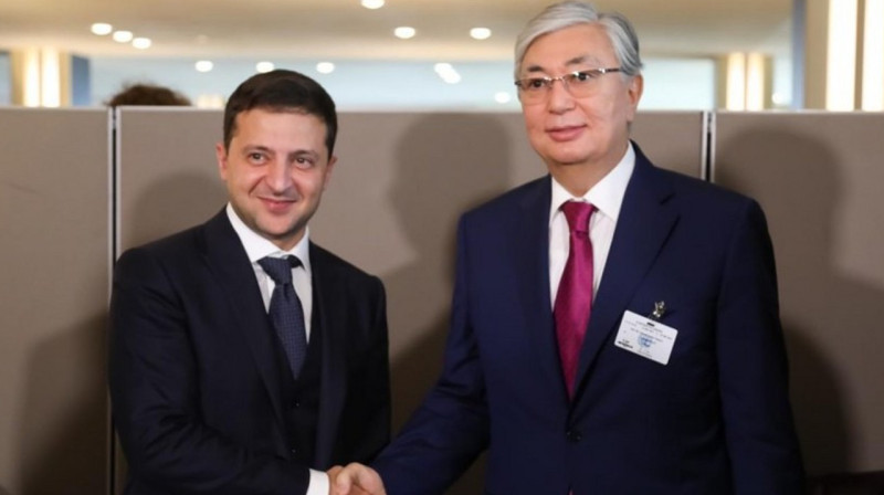 Зеленский поблагодарил Токаева