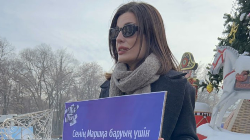 Феминистка из Алматы призвала женщин выйти на марш