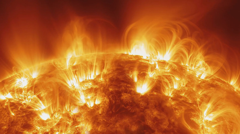 На солнце произошла одна из крупнейших за пять лет вспышка