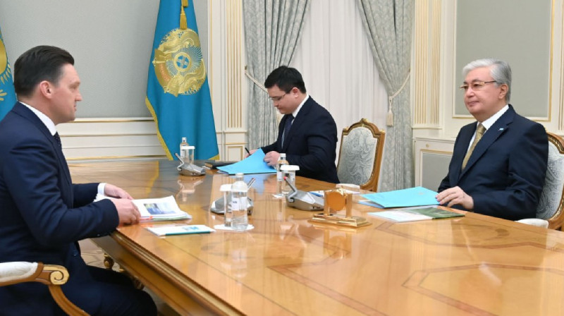 Токаев принял главу Евразийского банка развития Николая Подгузова