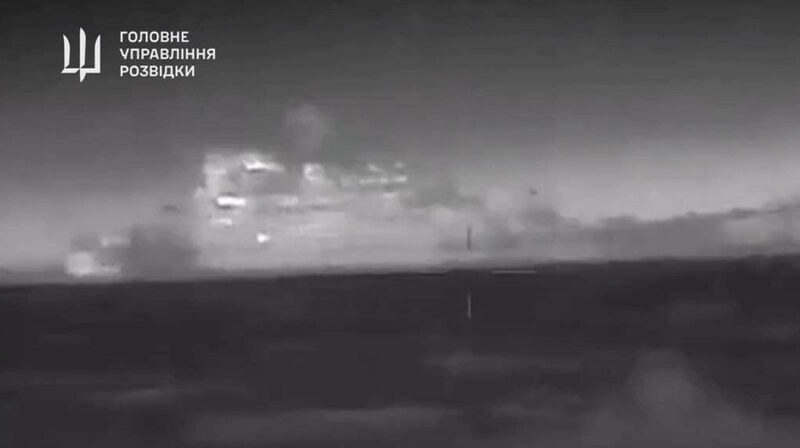 Момент уничтожения десантного корабля «Цезарь Куников» попал на видео