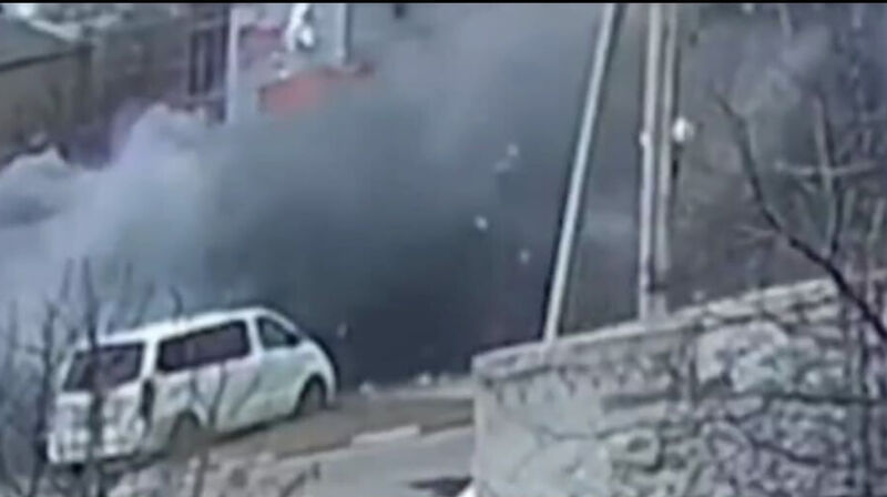 Момент удара по Белгороду. ВИДЕО