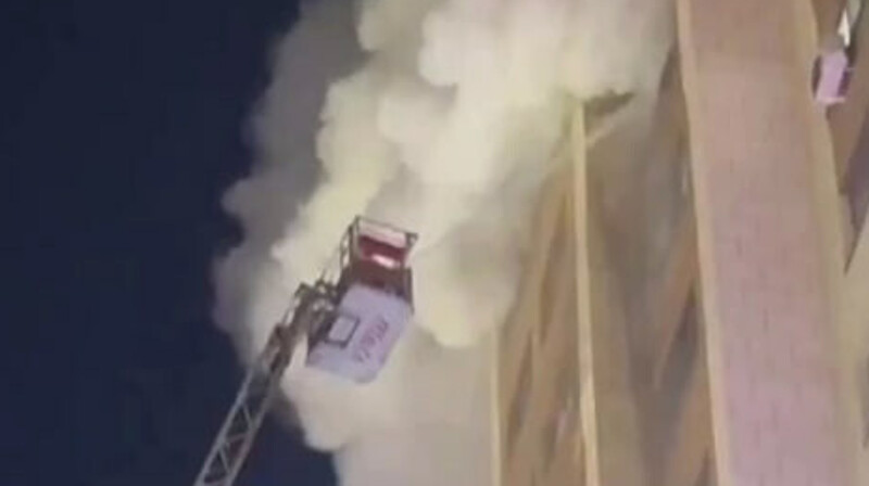 Пожар в Астане: загорелась квартира на 12 этаже