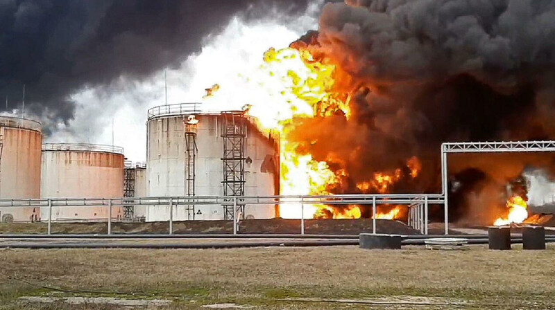 Очередная нефтебаза атакована в Белгородской области
