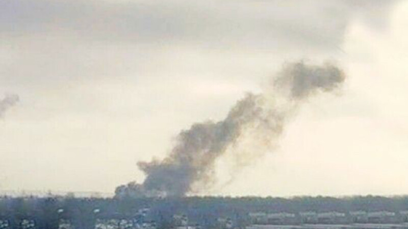В Курской области горит склад ГСМ после атаки украинского беспилотника
