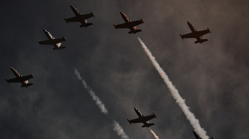 Три самолета ВВС Британии обнаружили над Черным морем