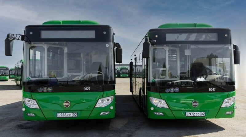 Обновление общественного транспорта проводится в Алатауском районе Алматы