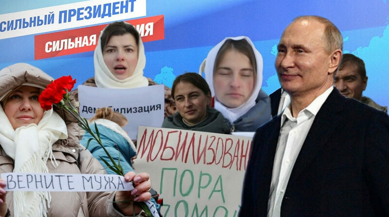 Жены мобилизованных против Путина – новая протестная сила на выборах?