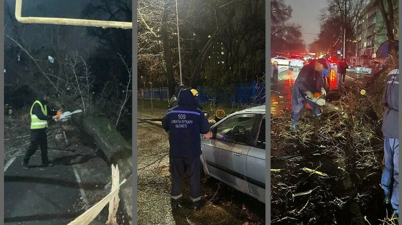 Алматы восстанавливается после непогоды