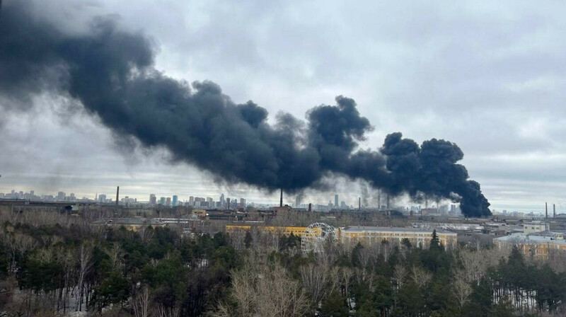 В Екатеринбурге горит «Уралмаш»