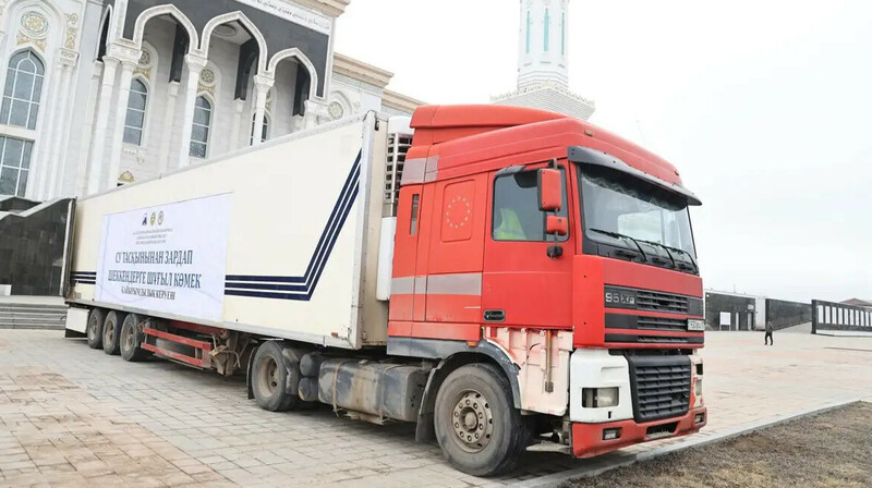 «Караван благотворительности» отправили в пострадавший от стихийного бедствия Аркалык