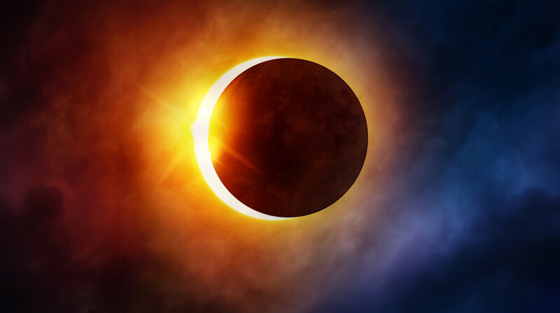 Полное солнечное затмение произойдёт 8 апреля