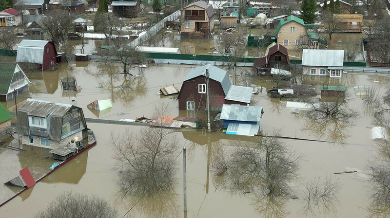 В Алматинской области затопило село