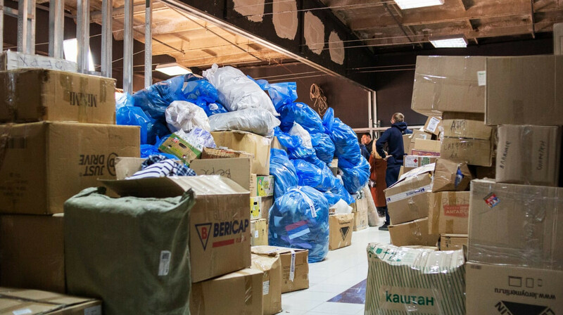 В Атыраускую область отправили гумпомощь из Алматы