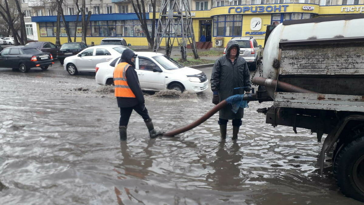 Город петропавловск затопило