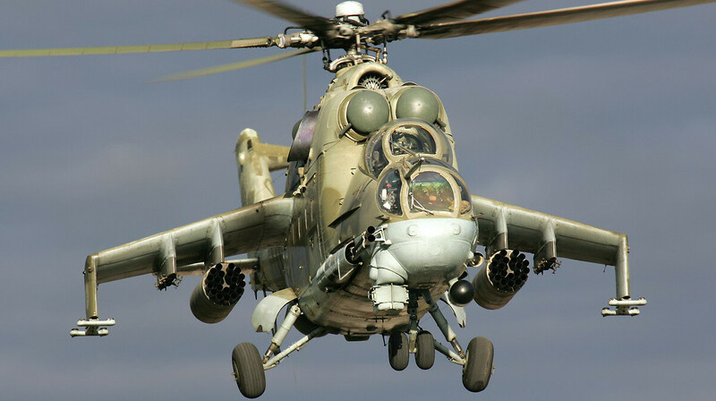 Российский вертолёт Ми-24 потерпел крушение у побережья Крыма
