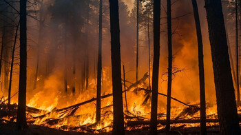 Более 2300 человек борются с лесным пожаром на юго-западе Китая